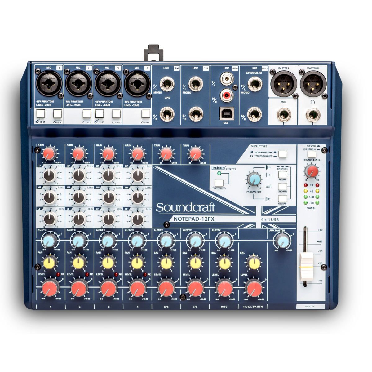 Soundcraft Notepad-12FX - Mixer a 4 canali Soundcraft Notepad-12FX - Mixer a 4 canali
