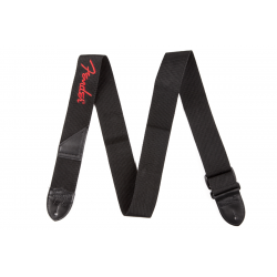 2" BLK POLY STRAP, RED...