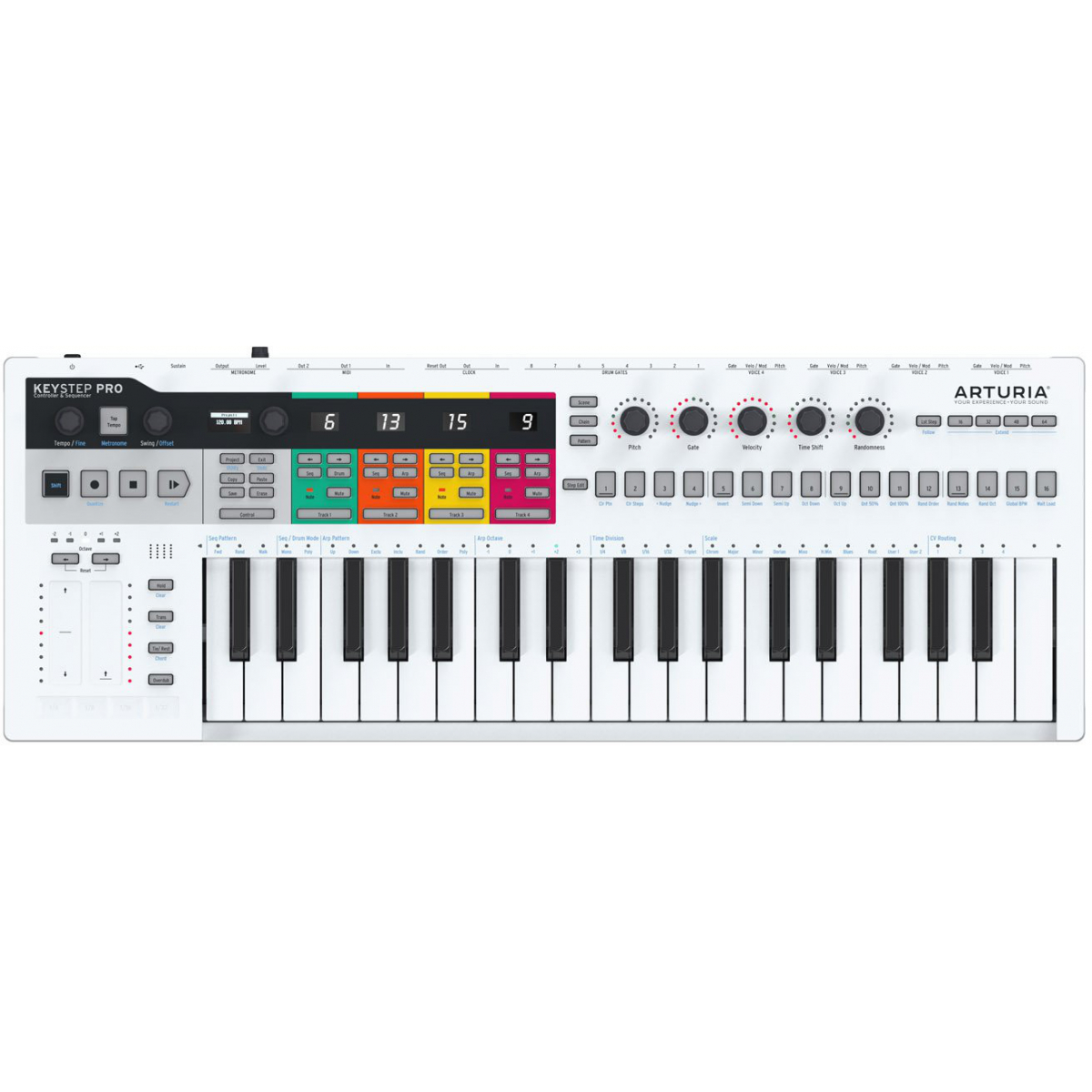 arturia-keystep-white-pro- arturia-keystep-white-pro-
