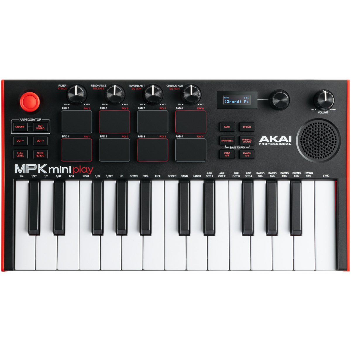 MPK MINI PLAY Mini Masterkeyboard MIDI USB con suoni interni MPK MINI PLAY Mini Masterkeyboard MIDI USB con suoni interni