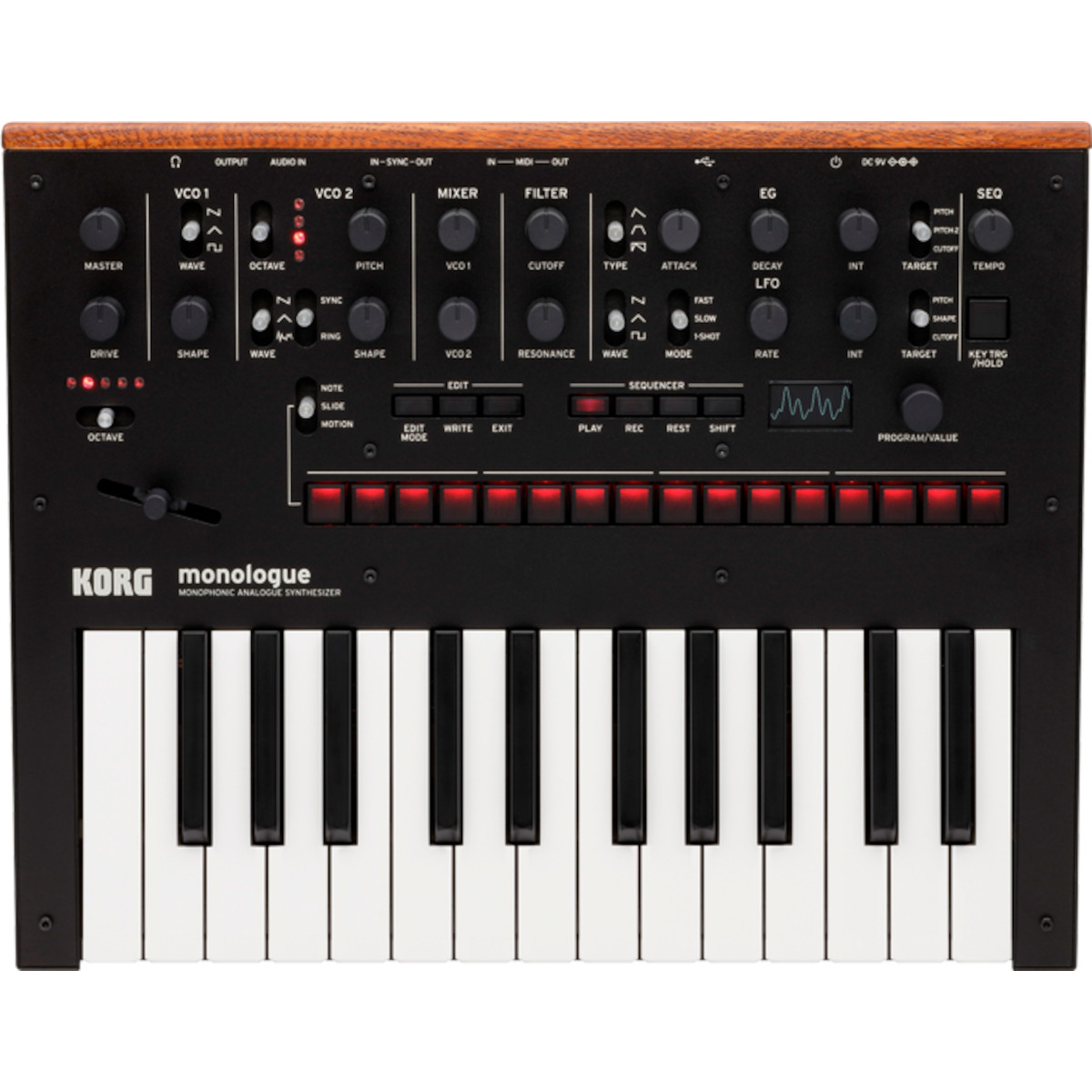 korg monologue bk sintetizzatore analogico korg monologue bk sintetizzatore analogico