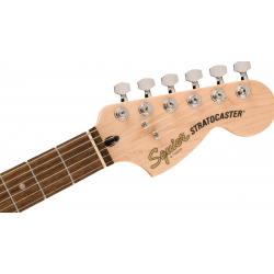 Squier - Affinity Series Stratocaster Junior HSS, Laurel Fingerboard, White Pickguard, Ice Blue Metallic. MERULA Squier - Affinity Series Stratocaster Junior HSS, Laurel Fingerboard, White Pickguard, Ice Blue Metallic. MERULA