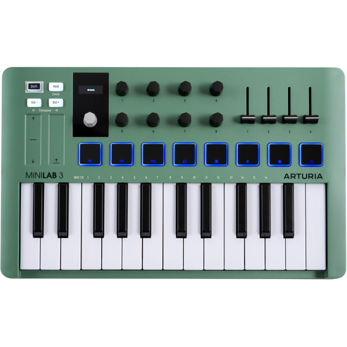 ARTURIA - MINILAB 3 MINT, Controller Midi, MERULA. ARTURIA - MINILAB 3 MINT, Controller Midi, MERULA.