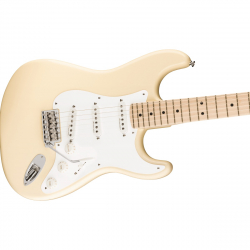 Fender Eric Clapton Stratocaster, Maple Fingerboard, Olympic White, Chitarra elettrica Fender Eric Clapton Stratocaster, Maple Fingerboard, Olympic White, Chitarra elettrica
