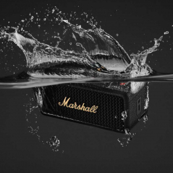 Marshall Emberton III Black & Brass cassa Bluetooth portatile Marshall Emberton III Black & Brass cassa Bluetooth portatile