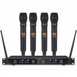 Rondson BE-1040/4MIC-3, Set di radiomicrofoni palmari Rondson BE-1040/4MIC-3, Set di radiomicrofoni palmari