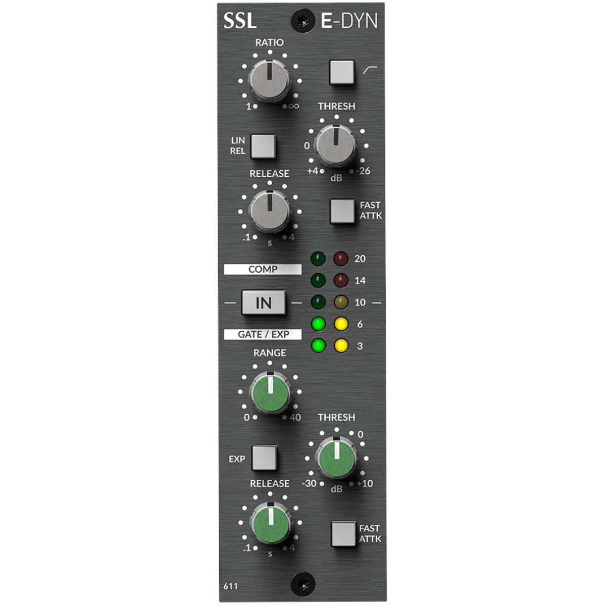Solid State Logic 500-Series E Dynamics Module - Compressore serie 500 Solid State Logic 500-Series E Dynamics Module - Compressore serie 500