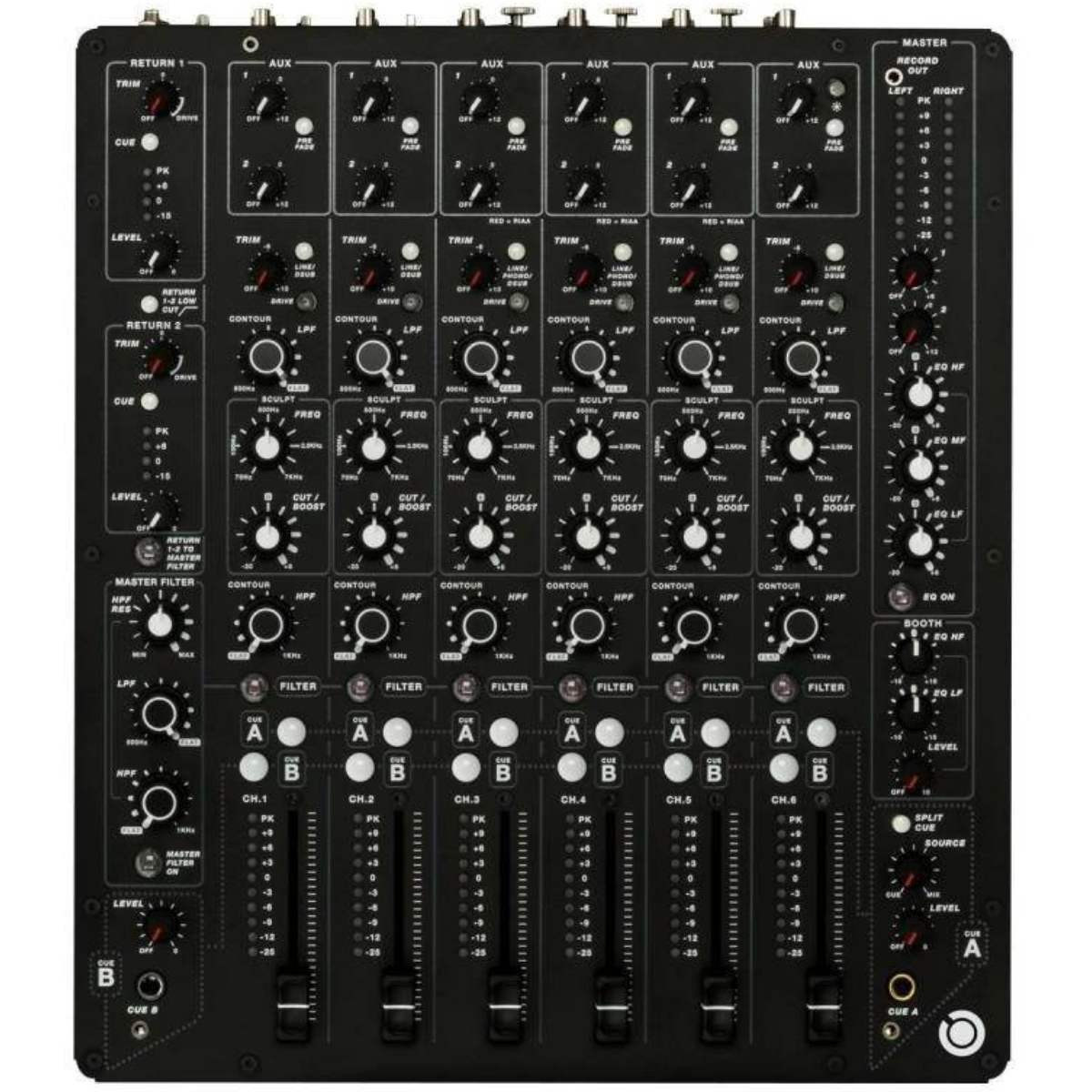 Allen&Heath Model 1 - Mixer da dj completamente analogico Allen&Heath Model 1 - Mixer da dj completamente analogico