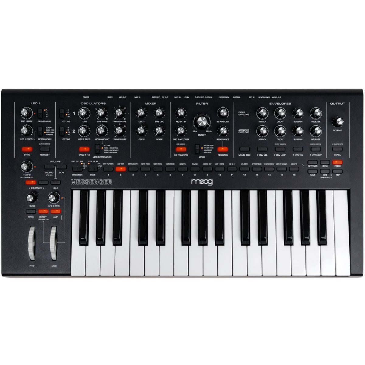 Moog Music Messenger - sintetizzatore analogico Moog Music Messenger - sintetizzatore analogico