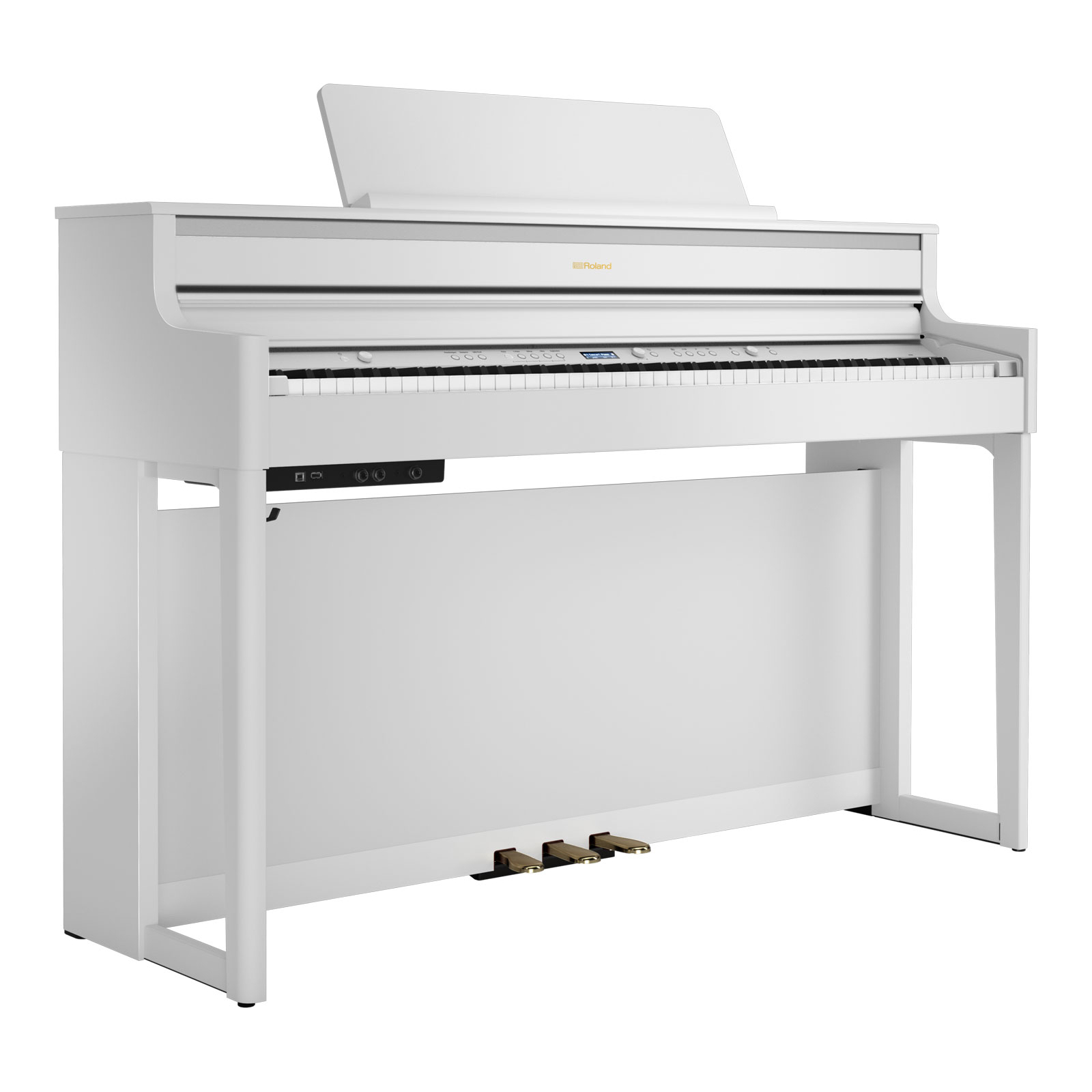 roland hp 704 white piano digitale con mobile roland hp 704 white piano digitale con mobile