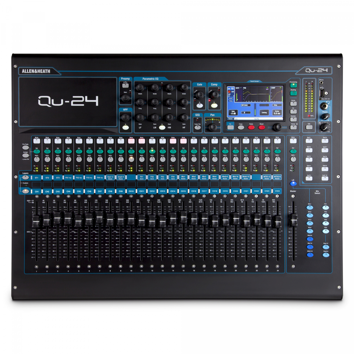Allen&Heath QU-24 Chrome - Mixer digitale Allen&Heath QU-24 Chrome - Mixer digitale